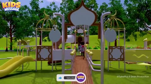 Parents & game play || Compilation 2023 | Kids Message 3D Islamic Cartoons