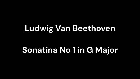 Sonatina No 1 in G Major