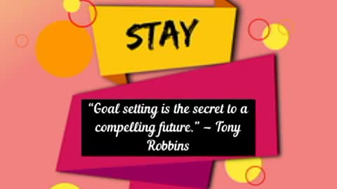 Goal setting is the secret to a compelling future Tony Robbins