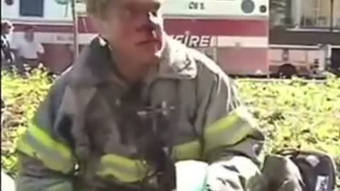 First responders on 9-11. Explosions.