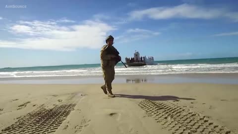 Australian Troops Conduct Beach Landing During Talisman Saber Joint Military Exercises8