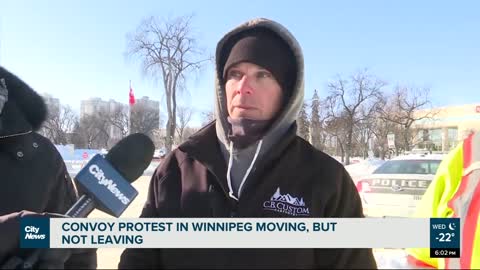 Convoy protest in Winnipeg changing locations