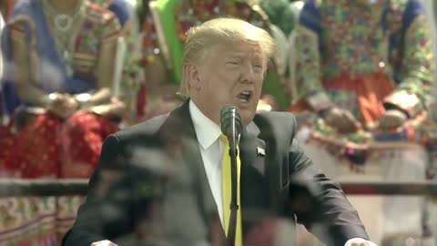 USA president Donald Trump meets prime minister narendra modi in gujrat (Ahmedabad) rally