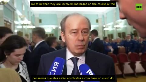 O chefe do Serviço Federal de Segurança da Rússia (FSB), Alexander Bortnikov,