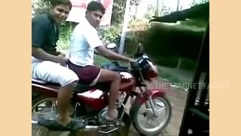 Funny bike stunt fails Girls scooter fails