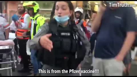 (Mirrored) Brave Israeli Man Blames The Pfizer Vac (Jerusalem)