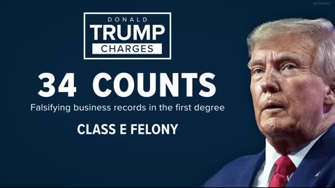 Donald Trump becomes first president to become indicted on 34 felony charges