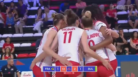 US Sports Volleyball Feat. 🇫🇷FRA vs. 🇧🇬BUL - Highlights Women's VNL 2024