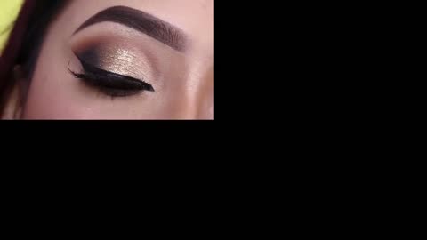 Smokey glitter eye makeup Tutorial || Step by step easy party/ Festival eye makeup ||