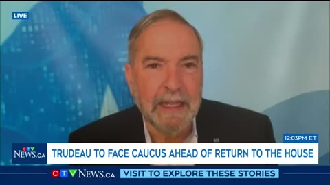 Trudeau could be "in trouble" with his Liberal caucus: Tom Mulcair | CANADIAN POLITICS