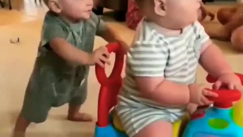 Baby play with toys #funny video # funny baby#shorts