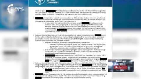 POSOBIEC: New leaks from the Department of Homeland Security which show they strategically censored speech under the threat of misinformation