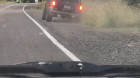 Determined Driver Rolls Without Wheels