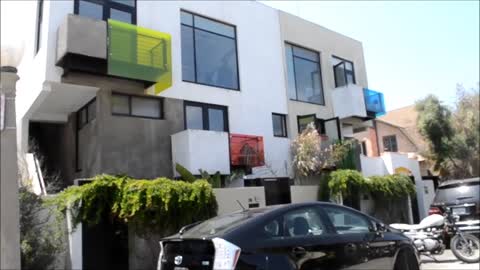 Modern eclectic Venice California Architecture tour walk