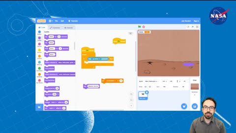 Learning Space: Code a Mars Helicopter Video Game