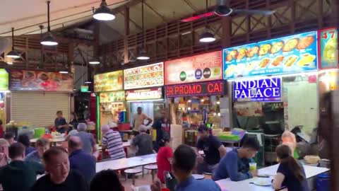 Crazy Rich Asians Food Market in Singapore