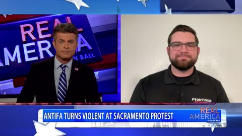 REAL AMERICA -- Dan Ball W/ Kalen D'Almeida, 2 TPUSA Events Get Violent From Antifa, 3/17/23