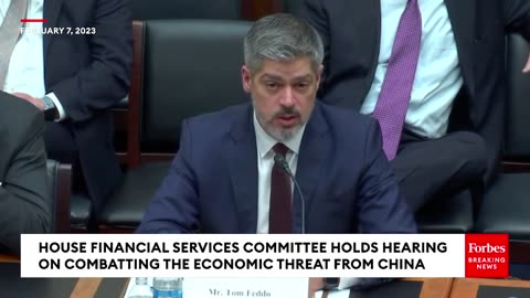 GOP Lawmaker Warns There Are Chinese Companies In Our Financial Systems That We Should Be Wary Of