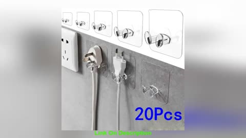 5/10/20 Pcs Wall Storage Hook Punch-free Power