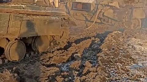 Frost has come to Donbass. The video shows AFU equipment frozen to the ground.