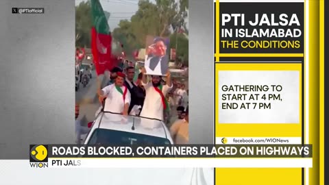 PTI Jalsa in Islamabad expected to be a major show of strength for Imran Khan | WION