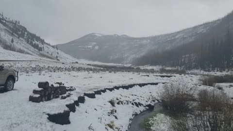 Road Canyon May 21st 2021, my first time boondocking in the snow!