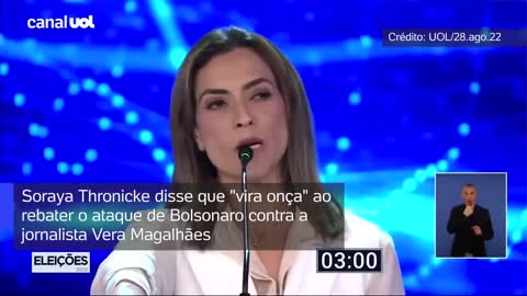 Mulher-onça, ida a Paris e encantador de serpente: memes e gafes do debate