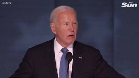 Joe Biden shows reason he was pushed aside as he stumbles through swan song speech