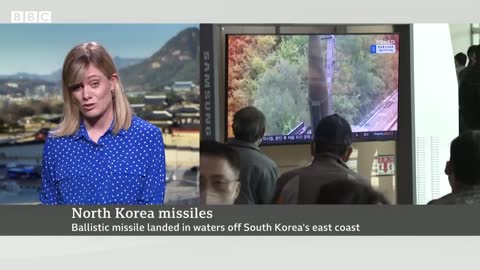 North and South Korea fire missiles off each other's coasts for first time – BBC News