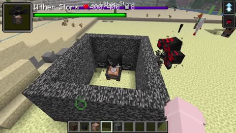 all Herobrine creepypasta mobs vs Wither Storm 7 STAGE in minecraft5