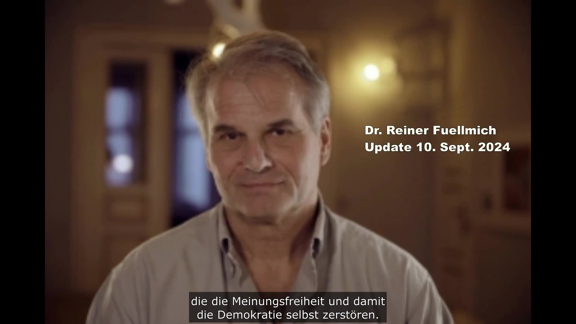 Persönliches Statement von Dr. Reiner Füllmich vom 10.09.2024