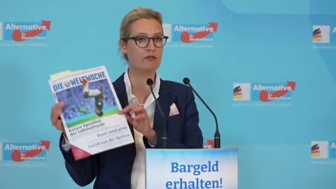 Alice Weidel mit geleakten Bundeswehr Daten zur Spritze!!!