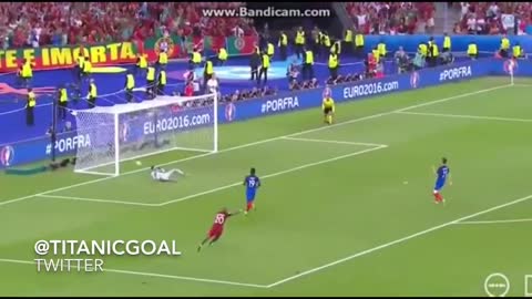 Eder scores a STUNNER into bottom corner from 30 yards.