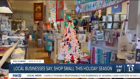 Local businesses urge Utahns to shop small this holiday season