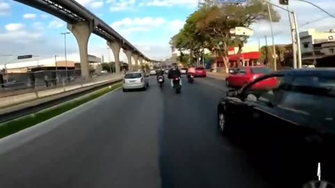 Police Motorcycle chase