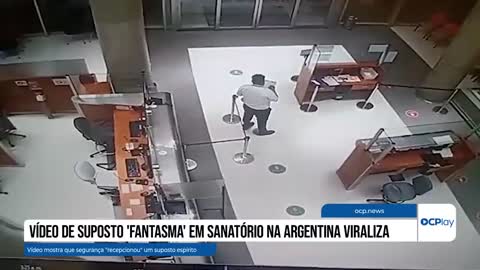 Vídeo de suposto 'fantasma' em sanatório na Argentina viraliza