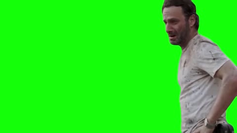 Rick Grimes “Oh No” Green Screen