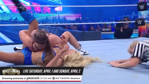 FULL MATCH — Charlotte Flair vs. Ronda Rousey – SmackDown Women's Title Match: WrestleMania 38