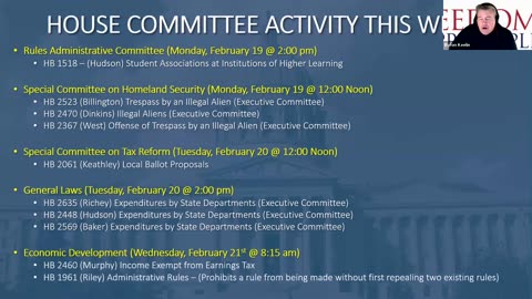 Freedom Principle MO Legislative Update - February 19, 2024