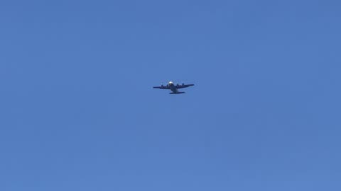 BLUE ANGELS FAT ALBERT FLYING OVER HEAD