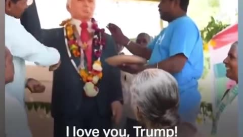 People In India Worshipping Trump