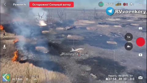 Russain Assault Group Works Near Nevelskoye