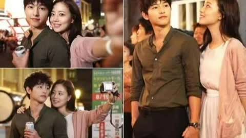 Song Joong Ki and Moon Chae Won enjoy a sweet date