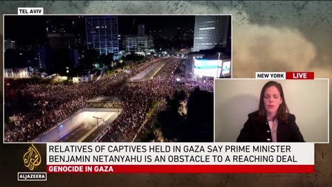 Israel protests: Organisers claim largest-ever rally in Tel Aviv as calls for captive deal grow