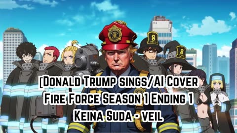 [Donald Trump sings/AI Cover] Fire Force Season 1 Ending 1 Keina Suda - veil