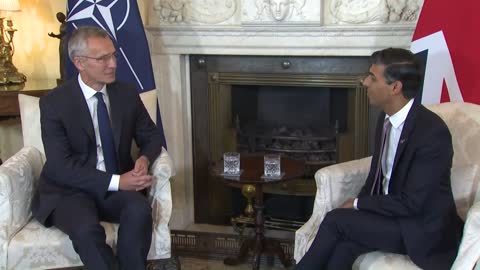 NATO Secretary General with the Prime Minister of the United Kingdom Rishi Sunak, 09 NOV 2022