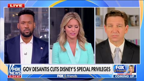 Gov. Ron DeSantis Pushes Back Against Republicans' Opposition Disney's Legislation