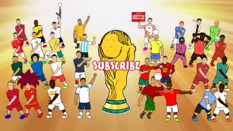 BRAZIL vs SOUTH KOREA! 4-1 (World Cup 2022 Cartoon Goals Highlights Richarlison Neymar Paqueta)