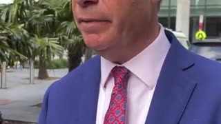 Nigel Farage confronted by leftist at CPAC Australia