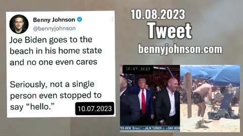 10.07.2023 - Benny Johnson - https://bennyjohnson.com